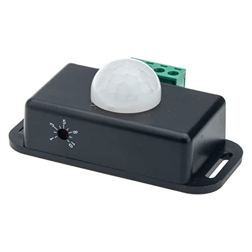 TEHAUX Bewegungsmelder Infrarot Sensor für Treppen Schränke und Einstellbare Verzögerung Hohe Empfindlichkeit Geeignet für Innen und Außenbereich von TEHAUX