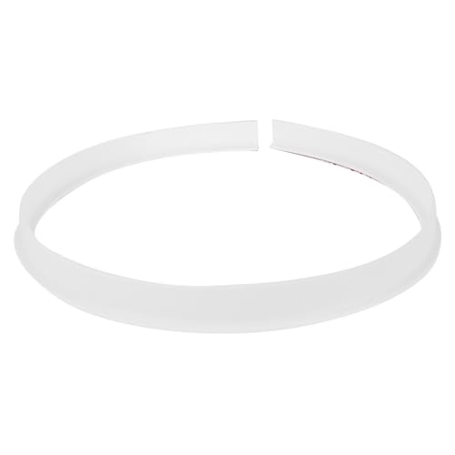 TEHAUX Biegsamer Dichtungsstreifen Weiß für Badezimmer Wassersperre Duschraum Wasserbarriere Flexibel Abdichtung Badewanne Wc Türschwelle Nass trocken trennung von TEHAUX