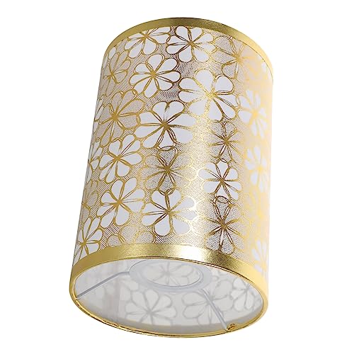 TEHAUX Blumen Lampenschirm Stoff Tischlampe Zubehör Dekorativer Lampenschirm für Sanftes Licht Attraktives Design für Schlafzimmer und Wohnzimmer Langlebig und Pflegeleicht TEHAUX Blumen Lampenschirm Stoff Tischlampe Zubehör Dekorativer Lampenschirm für Sanftes Licht Attraktives Design für Schlafzimmer und Wohnzimmer Langlebig und Pflegeleicht von TEHAUX
