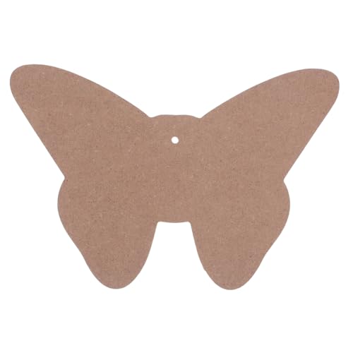 TEHAUX Butterfly Holz Untersetzer Basis Unbehandelte Mosaikplatten Träger Schmetterling Retro Dekorative Ablage Für DIY Kunsthandwerk Heimdeko von TEHAUX