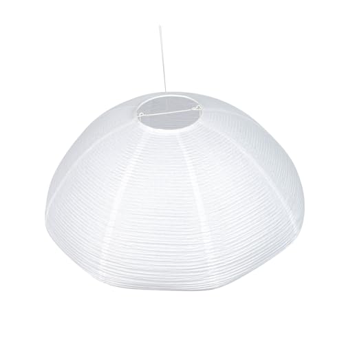 TEHAUX Chic Papierlampenschirm Weißer Reispapier Lampenschirm Deckenleuchte Wohnzimmer Dekorative Stabile Struktur Langlebig und Einfach zu Montieren für Warme Beleuchtung und Moderne TEHAUX Chic Papierlampenschirm Weißer Reispapier Lampenschirm Deckenleuchte Wohnzimmer Dekorative Stabile Struktur Langlebig und Einfach zu Montieren für Warme Beleuchtung und Moderne von TEHAUX