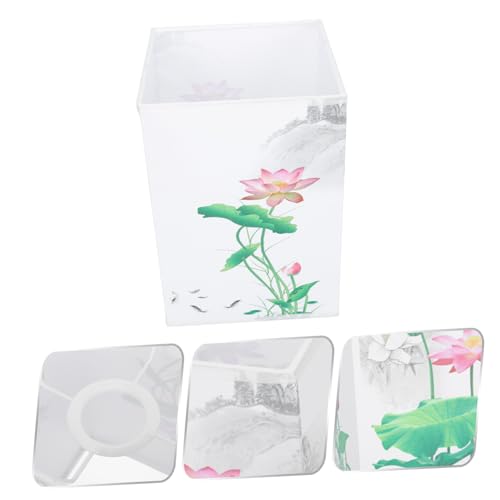 TEHAUX Chic Quadratischer Lampenschirm aus Strapazierfähigem Eisen und Praktischer Lampenschutz für Schreibtisch Nachttisch Stehlampen Langlebig Multifunktional als Geschenk TEHAUX Chic Quadratischer Lampenschirm aus Strapazierfähigem Eisen und Praktischer Lampenschutz für Schreibtisch Nachttisch Stehlampen Langlebig Multifunktional als Geschenk von TEHAUX