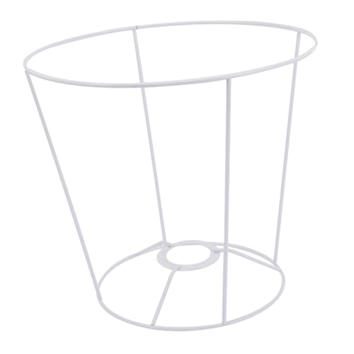 TEHAUX DIY Lampenschirm Gestell aus Robustem Eisen Dekorativer Lampenrahmen für Tischlampen und Kronleuchter Langlebiger Lampenschirmhalter Vielseitig Einsetzbar für Wohn Arbeitsbereiche von TEHAUX