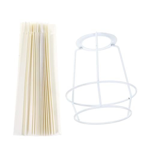 TEHAUX DIY Plissee Lampenschirm Stoff für Wohnzimmer und Schlafzimmer Moderner Lampenschutz Einfach zu Verwenden Dekoration für Bar Esszimmer und von TEHAUX