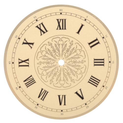 TEHAUX DIY Uhr Ersatz Rundes Elegantes für Wanduhr Recycelbares Design zur Individuellen Gestaltung Installieren für DIY Projekte von TEHAUX