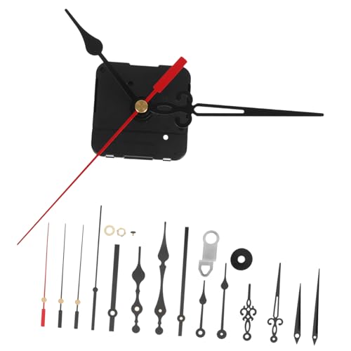 TEHAUX DIY Uhrwerk mit Hoher Kraft Geräuschloses Quarzuhrwerk für Wanduhren Reparatur Ersatzteil kit ohne Batterie Geeignet für DIY uhrzeiger und Wanduhrenbau von TEHAUX