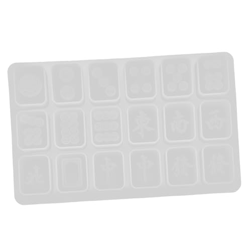 TEHAUX 1satz Silikon Mahjong Moulds Für Mahjong Kreative Gestaltung Mit Epoxidharz Personalisierbare Formen Für Bastelprojekte Und TEHAUX 1satz Silikon Mahjong Moulds Für Mahjong Kreative Gestaltung Mit Epoxidharz Personalisierbare Formen Für Bastelprojekte Und von TEHAUX