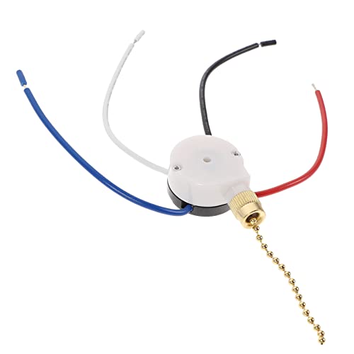 TEHAUX Deckenventilator Zugschalter Gang Draht Ersatz Einfach zu Installierender Steuerungsschalter für Deckenleuchten und Wandlampen Ze Bronze Gold TEHAUX Deckenventilator Zugschalter Gang Draht Ersatz Einfach zu Installierender Steuerungsschalter für Deckenleuchten und Wandlampen Ze Bronze Gold von TEHAUX
