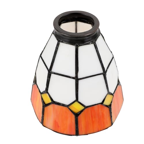 TEHAUX Dekorativer Bunter Glas lampenschirm mit Mittelbohrung für Lampenfassung Weiches Licht Staubgeschützt Geeignet für Decken Wandlampen Einfache Montage Mediterraner Stil TEHAUX Dekorativer Bunter Glas lampenschirm mit Mittelbohrung für Lampenfassung Weiches Licht Staubgeschützt Geeignet für Decken Wandlampen Einfache Montage Mediterraner Stil von TEHAUX