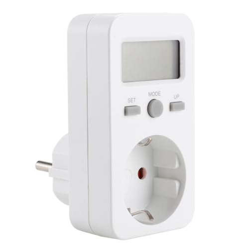 TEHAUX Digitales Energiemessgerät Steckdose Eu Elektronischer Stromverbrauchsanalyzer mit Spannungs Strom Leistungsanzeige Energiezähler für Haushaltsgeräte Sichere Materialauswahl TEHAUX Digitales Energiemessgerät Steckdose Eu Elektronischer Stromverbrauchsanalyzer mit Spannungs Strom Leistungsanzeige Energiezähler für Haushaltsgeräte Sichere Materialauswahl von TEHAUX