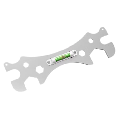 TEHAUX Doppelendiger Edelstahl wasserhahn schraubenschlüssel mit Horizontalem Design Präzise Sanitärinstallation Kompakt und Tragbar für Duschkopf und Mischventilmontage von TEHAUX