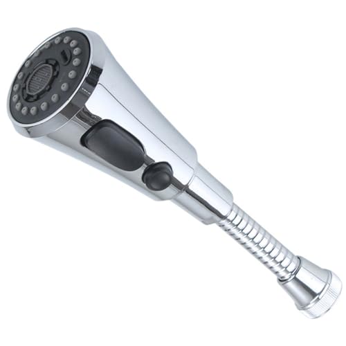TEHAUX Drehbarer Wasserhahn Aerator mit Verlängerung Wassersparende Küche und Bad Armatur Verstellbarer Sprühkopf für Einfaches Reinigen und Spritz Funktion von TEHAUX