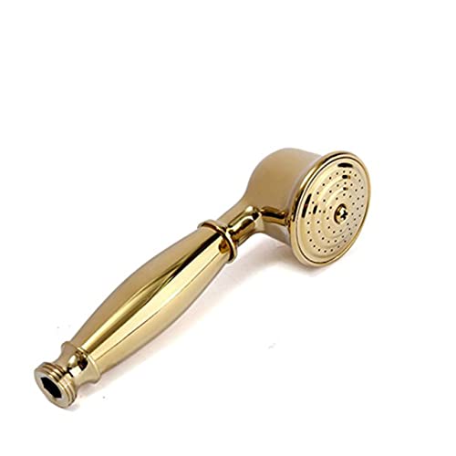 TEHAUX Duschkopf Handbrause Set Kupfer Goldene Handbrause für Badezimmer Hochdruck Duschkopf mit Retro Stil Installieren Gesund und von TEHAUX