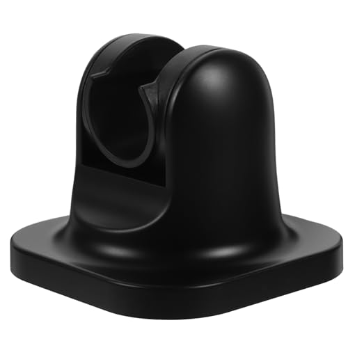 TEHAUX Duschkopfhalterung Handbrause Halter Verstellbar Ohne Bohren Wandhalter Dusche Schwarz Einstellbarer Duschsprinklerhalter Für Bad Küche Handbrausehalterung von TEHAUX