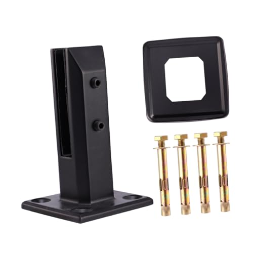 TEHAUX Edelstahl Glas Halterung ohne Bohren Langlebige Glasklemme mit Schraube und Abdeckung Praktische Glasbefestigung für Ablagen und Geländer Schwarz Einfach zu Montieren Platzsparend TEHAUX Edelstahl Glas Halterung ohne Bohren Langlebige Glasklemme mit Schraube und Abdeckung Praktische Glasbefestigung für Ablagen und Geländer Schwarz Einfach zu Montieren Platzsparend von TEHAUX