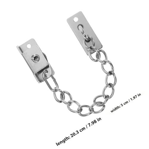 TEHAUX Edelstahl Sicherheitskette Tür Fenstersicherung Verstellbar Rostfrei Kindersicher Langlebig Innen Geeignet TEHAUX Edelstahl Sicherheitskette Tür Fenstersicherung Verstellbar Rostfrei Kindersicher Langlebig Innen Geeignet von TEHAUX