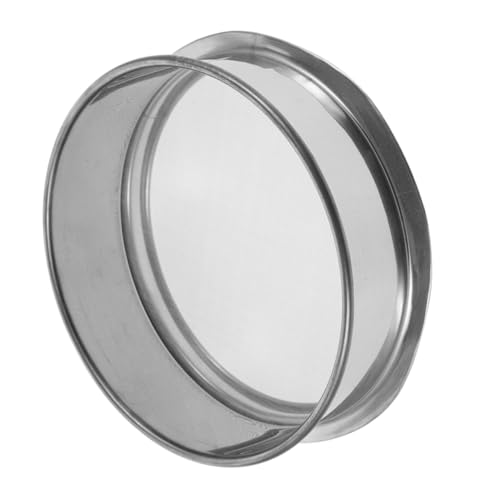 TEHAUX Edelstahl Sieb Feinmaschiges Filtersieb für Keramik Industrie Schlammsieb Pigmentfilter Sieb Rundes Gartensieb für Erde Siebfilter Robust Langlebig von TEHAUX