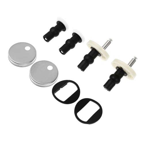 TEHAUX Edelstahl Toilettensitz Schraubensatz mit Gummimutter und Expansionsschrauben Passend Langlebig Einfache Montage Sichere Befestigung für Wc Sitz und Scharniere TEHAUX Edelstahl Toilettensitz Schraubensatz mit Gummimutter und Expansionsschrauben Passend Langlebig Einfache Montage Sichere Befestigung für Wc Sitz und Scharniere von TEHAUX