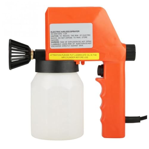 TEHAUX Elektrische Spritzpistole Hochleistungs Farbsprüher für DIY Projekte Geeignet für Alkohol und Wandfarbe Einfache Anwendung Verschiedenen Oberflächen Langlebig und Effizient von TEHAUX