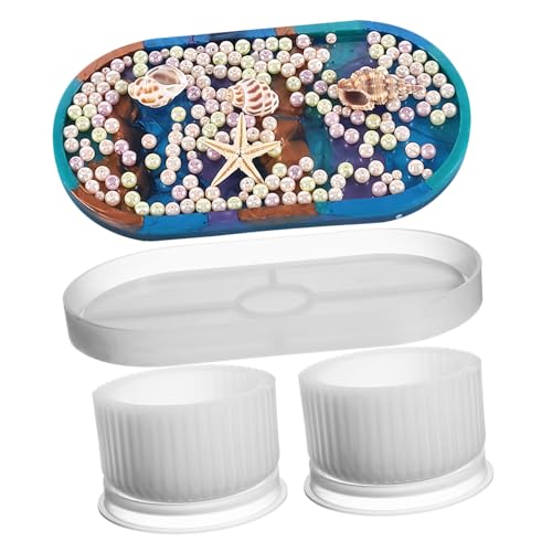 TEHAUX Epoxid Schmuckstück Zum Gießen Von Formen Topf Schmuck Flexible Formen Tablett Gefäß Übertopf Basteln Aufbewahrung Deckel Kaktus Silikonharz Sukkulenten Gestreifter TEHAUX Epoxid Schmuckstück Zum Gießen Von Formen Topf Schmuck Flexible Formen Tablett Gefäß Übertopf Basteln Aufbewahrung Deckel Kaktus Silikonharz Sukkulenten Gestreifter von TEHAUX