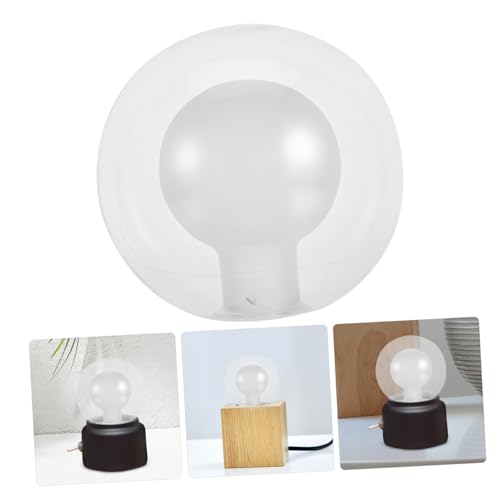TEHAUX Ersatzglas Lampenschirm Doppelglas Kugel Transparent Rundes Lampenglas Für Wohnzimmer Deckenleuchte Moderne Glaskugel Leuchtenschirm Abdeckung von TEHAUX
