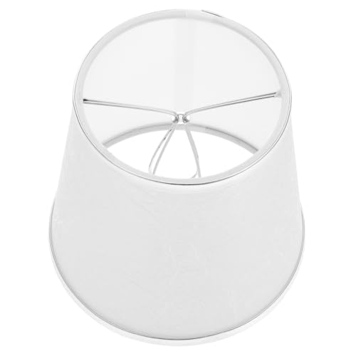 TEHAUX Europäischer Stoff lampenschirm für Stehlampe und Tischlampe Langlebige Textil abdeckung Weiches Licht Vielseitig Einsetzbar für Wohn Schlafzimmer Dekorativer Lampenschirm von TEHAUX