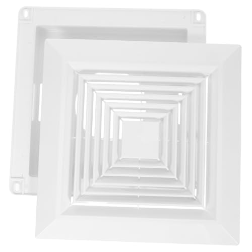 TEHAUX Exhaust Fan Cover Lüftungsabdeckung mit Clip Feuchtigkeitsbeständiger Kunststoff Lüftungsgitter für Badezimmer Küche Integrierter Deckenluftverteiler zur Raumluftverbesserung TEHAUX Exhaust Fan Cover Lüftungsabdeckung mit Clip Feuchtigkeitsbeständiger Kunststoff Lüftungsgitter für Badezimmer Küche Integrierter Deckenluftverteiler zur Raumluftverbesserung von TEHAUX