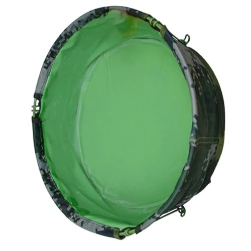 TEHAUX Faltbarer Outdoor Waschbecken Wasserbehälter Camping Faltbarer Becken Leicht Robust Reißfest für Reisen Picknick und Notfälle Zufällige Farbe Zufällige Farbe von TEHAUX