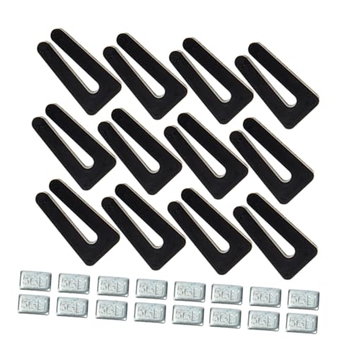 TEHAUX Fan Balancing Kit Teiliges mit Klammern und Gewichten für Deckenventilatoren Einsetzbar Einfache Installation für Ausbalancierung von Lüfterblättern von TEHAUX