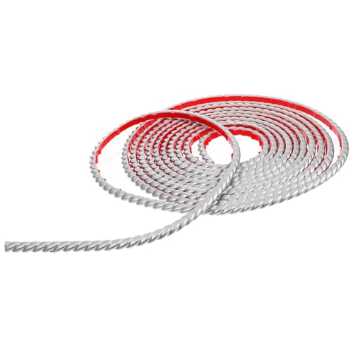 TEHAUX Flexible Selbstklebende PVC Zierleiste Spritzwassergeschützt Pu material für Spiegelrahmen Wandkanten Badezimmer und DIY heimdekoration von TEHAUX