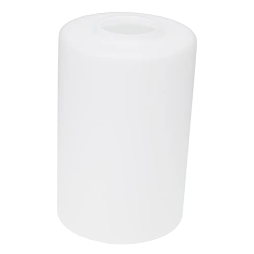 TEHAUX Frosted Glass Lampenschirm für Deckenleuchte Zylindermodell für Tisch und Kronleuchten Installieren und Schmutzabweisend Warmes Licht von TEHAUX