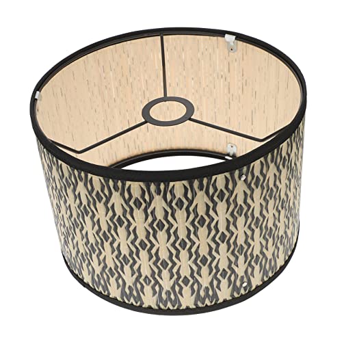 TEHAUX Geometrischer Lampenschirm für Hängelampe Retro und Kreative Wohnraumdekoration für Wohnzimmer und Schlafzimmer Langlebig und von TEHAUX