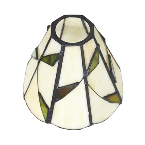 TEHAUX Glas Lampenschirm Baumblatt Design für Fassung Farbiges Glas Lichtabdeckung Dekorativer Glaslampenschirm für Deckenleuchte Wandlampe Langlebiges Lampenzubehör TEHAUX Glas Lampenschirm Baumblatt Design für Fassung Farbiges Glas Lichtabdeckung Dekorativer Glaslampenschirm für Deckenleuchte Wandlampe Langlebiges Lampenzubehör von TEHAUX