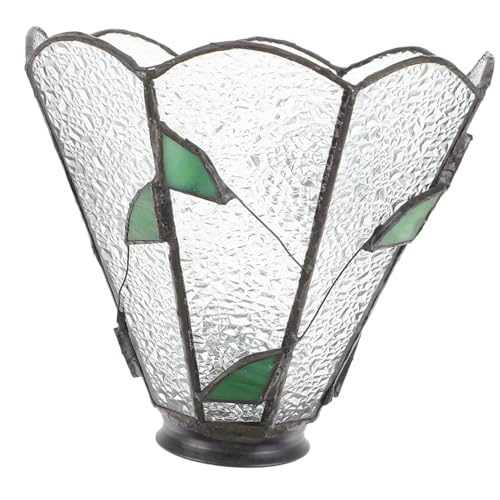 TEHAUX Glas Lampenschirm Ersatz für Wandlampe Schützender Langlebiger Glasschirm Weiches Licht für Wohnzimmer Schlafzimmer Flur Stilvoller Französischer Kronleuchter Lampenschirm TEHAUX Glas Lampenschirm Ersatz für Wandlampe Schützender Langlebiger Glasschirm Weiches Licht für Wohnzimmer Schlafzimmer Flur Stilvoller Französischer Kronleuchter Lampenschirm von TEHAUX