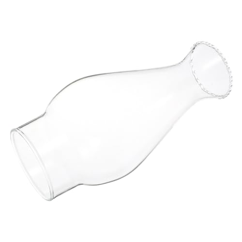 TEHAUX Glas Lampenschirm für Petroleumlampe Ersatz Öl lichtabdeckung Kleine Kerosinlampe Lampenschale Einfach zu Montierender Glaszylinder für Wohnraumdekoration Warmes Licht von TEHAUX