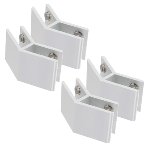 TEHAUX Glasklemme Aluminiumlegierung für Glas Stabile Treppengeländer Halterung Rostbeständig und Einfach zu Montieren Geeignet für Nass Trockenbereiche TEHAUX Glasklemme Aluminiumlegierung für Glas Stabile Treppengeländer Halterung Rostbeständig und Einfach zu Montieren Geeignet für Nass Trockenbereiche von TEHAUX