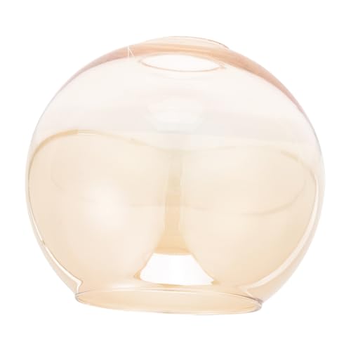 TEHAUX Glaskugel Lampenschirm Bernsteinfarbenes Glas Ersatz Lampenabdeckung Kugelform Für Wohnzimmer Schlafzimmer Esszimmer Deckenleuchte Hängelampe Modern Elegantes Design TEHAUX Glaskugel Lampenschirm Bernsteinfarbenes Glas Ersatz Lampenabdeckung Kugelform Für Wohnzimmer Schlafzimmer Esszimmer Deckenleuchte Hängelampe Modern Elegantes Design von TEHAUX