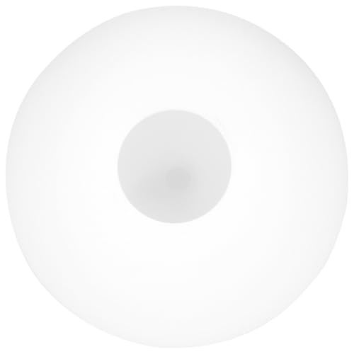 TEHAUX Glaskugel Lampenschirm Milchglas Deckenlampe Lampenschirm Ersatz für Wohnzimmer Schlafzimmer Stilvolle Leuchtenabdeckung mit Einfachem Design und Montage von TEHAUX