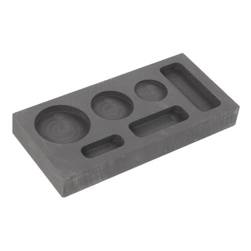 TEHAUX Graphitform Tiegelform Schmelzform für Metallbarren Gold Silber Gießen Raffinieren mit Hoher Korrosionsbeständigkeit und Guter Wärmeleitfähigkeit für Labor und Schule TEHAUX Graphitform Tiegelform Schmelzform für Metallbarren Gold Silber Gießen Raffinieren mit Hoher Korrosionsbeständigkeit und Guter Wärmeleitfähigkeit für Labor und Schule von TEHAUX