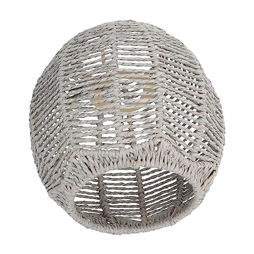 TEHAUX Hängender Lampenschirm Kunst Rattan für Deckenleuchten Dekorativer Lampenschirm für Wohnzimmer Esszimmer und Outdoor Bereiche Elegantes Design von TEHAUX