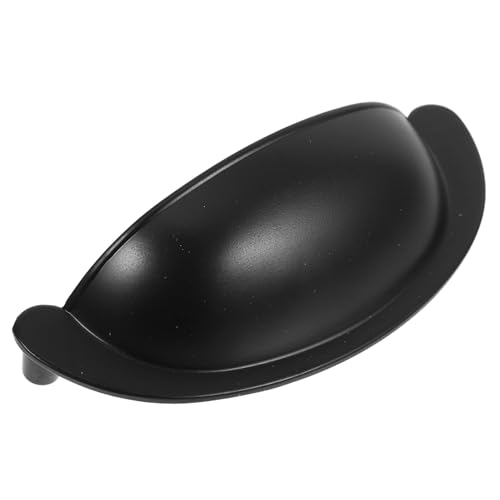 TEHAUX Halbrunde Schubladengriffe aus Robustem Ergonomisch Geformt für Komfortablen Griff Einfache Montage als Küchenschrank Kommodengriffe in Elegantem Schwarz TEHAUX Halbrunde Schubladengriffe aus Robustem Ergonomisch Geformt für Komfortablen Griff Einfache Montage als Küchenschrank Kommodengriffe in Elegantem Schwarz von TEHAUX
