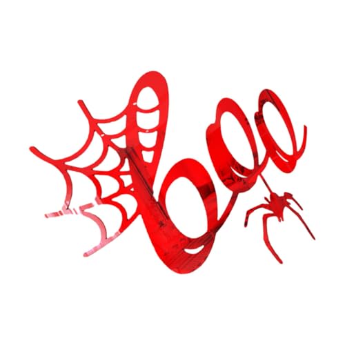 TEHAUX Halloween Spinnennetz Wandsticker Selbstklebend für Innenräume Dekorativ Langlebig Geeignet für Fenster Glas Fliesen und Glatte Wände Rote Spinnen-dekoration für Party TEHAUX Halloween Spinnennetz Wandsticker Selbstklebend für Innenräume Dekorativ Langlebig Geeignet für Fenster Glas Fliesen und Glatte Wände Rote Spinnen-dekoration für Party von TEHAUX
