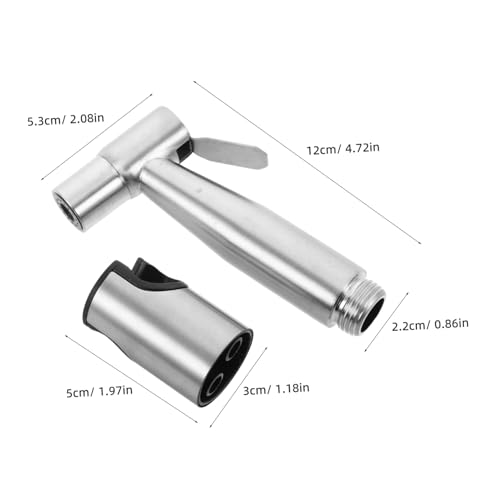 TEHAUX Handbidet Sprühkopf aus mit Halterung Hoher Wasserdruck für Toilettenreinigung Vielseitig für Stoffwindeln Haustier und Wohnmobilpflege Einfache Montage Langlebiges Material TEHAUX Handbidet Sprühkopf aus mit Halterung Hoher Wasserdruck für Toilettenreinigung Vielseitig für Stoffwindeln Haustier und Wohnmobilpflege Einfache Montage Langlebiges Material von TEHAUX