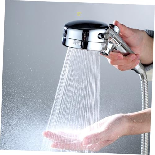 TEHAUX Handbrause Hochdruck Duschkopf Edelstahl mit Strahlarten Pressurisiert Wassersparend Handheld für Badezimmer Komfortable Bedienung Silber TEHAUX Handbrause Hochdruck Duschkopf Edelstahl mit Strahlarten Pressurisiert Wassersparend Handheld für Badezimmer Komfortable Bedienung Silber von TEHAUX