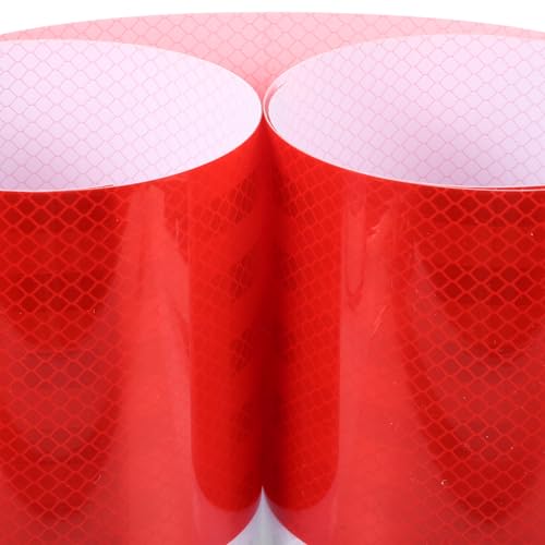 TEHAUX Hochreflektierendes Warnband Selbstklebendes Reflektorband für Einfahrten und Verkehrssäulen Verbesserte Sichtbarkeit Einfach Anzubringen für Sicherheitsmarkierungen im von TEHAUX