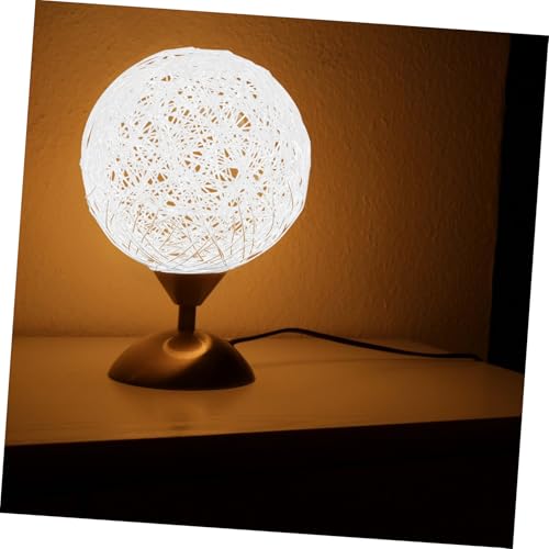 TEHAUX Hohlgeflecht Lampenschirm aus Aluminiumdraht Silber für Pendelleuchte Tischlampe Dekorativer Lampenschirm mit Stabilem Eisenrahmen Elegant für Wohnzimmer Schlafzimmer Küche Bar von TEHAUX