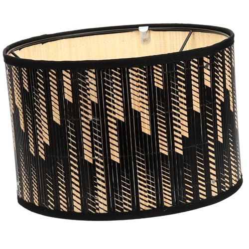 TEHAUX Holz Lampenschirm mit Geometrischem Print Dekorativer Lampenschirm für Pendelleuchte Stabiles Design Warmes Licht Geeignet für Schlafzimmer und Wohnzimmer TEHAUX Holz Lampenschirm mit Geometrischem Print Dekorativer Lampenschirm für Pendelleuchte Stabiles Design Warmes Licht Geeignet für Schlafzimmer und Wohnzimmer von TEHAUX