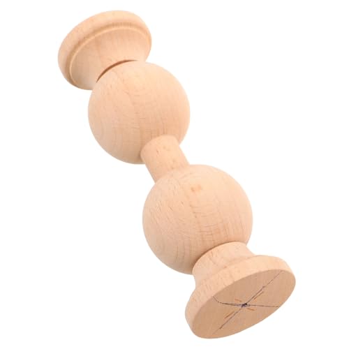 TEHAUX Holzsäulen Im Europäischen Stil Endstücke Für Den Zaun Zaunknäufe Endstücke Aus Holz Für Den Innenbereich Post -cap -finials Römischer Säulendekor Holzformen Für Handwerk Beige von TEHAUX