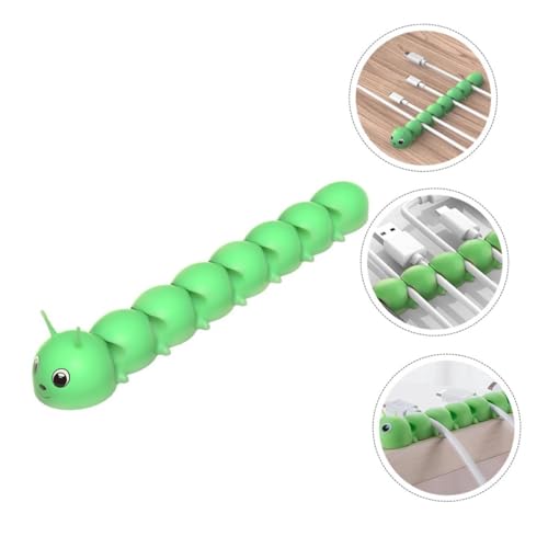 TEHAUX Kabel Organizer Silikon Kabelaufwicklung Selbstklebend Caterpillar form Kabelmanagement für Schreibtisch und Küche Zuverlässiger Halt Einfaches Kabel Finden und Ordnen TEHAUX Kabel Organizer Silikon Kabelaufwicklung Selbstklebend Caterpillar form Kabelmanagement für Schreibtisch und Küche Zuverlässiger Halt Einfaches Kabel Finden und Ordnen von TEHAUX