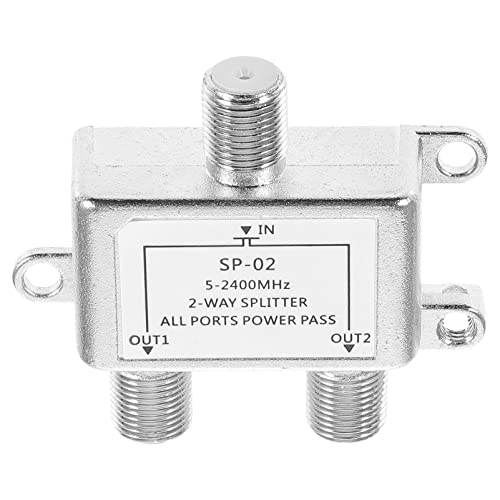 TEHAUX Kabelsplitter Koaxial Signalverteiler für Kabel Tv Fach Robust und Einfach zu Montieren für Verstärkte und Fernseher TEHAUX Kabelsplitter Koaxial Signalverteiler für Kabel Tv Fach Robust und Einfach zu Montieren für Verstärkte und Fernseher von TEHAUX